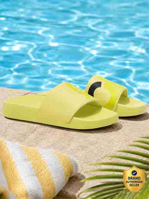 Ten x you Unisex Slides Green Size 8 - Image 5
