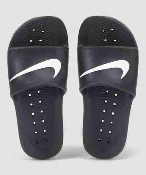 NIKE Men KAWA SHOWER Slides Buy BLACK/WHITE Color NIKE Men KAWA