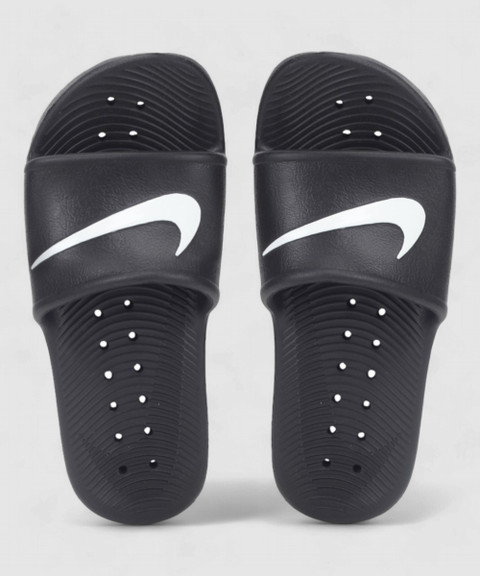 NIKE Men KAWA SHOWER Slides Buy BLACK/WHITE Color NIKE Men KAWA