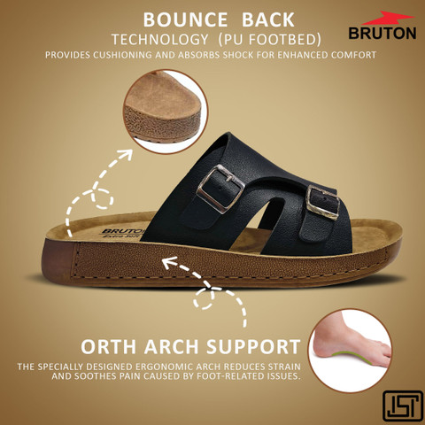 BRUTON Sandal|Super Soft|Orthopedic|Comfortable|Lightweight Men
