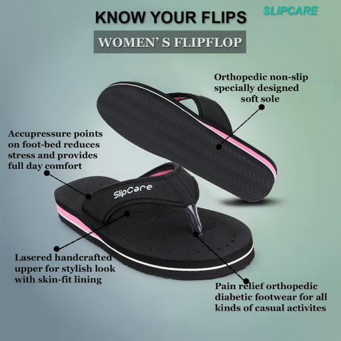 SLIPCARE Women Women's House Slipper Ortho Care Dr Orthopaedic Comfort  Daily Use Chappal Ladies Slippers