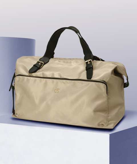 Oriflame Designer Leatherette Travel Bag (CREAM) Small Travel Bag