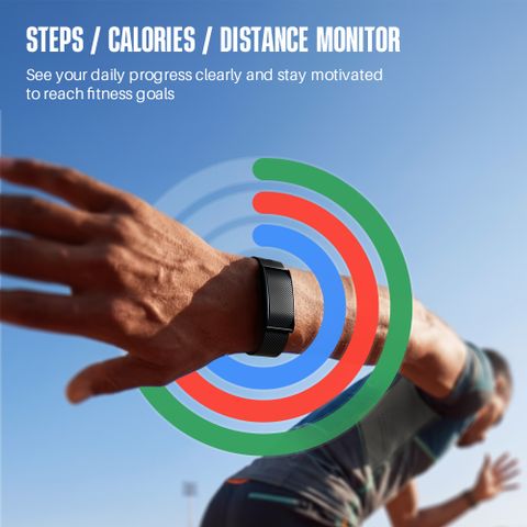 ZEBRONICS Zeb-Fit S3 Smart band, IP68, Advanced Sleep &Stress &Heart Rate, SpO2&BP Monitor (Grey Strap, Size : Free Size) - Image 7