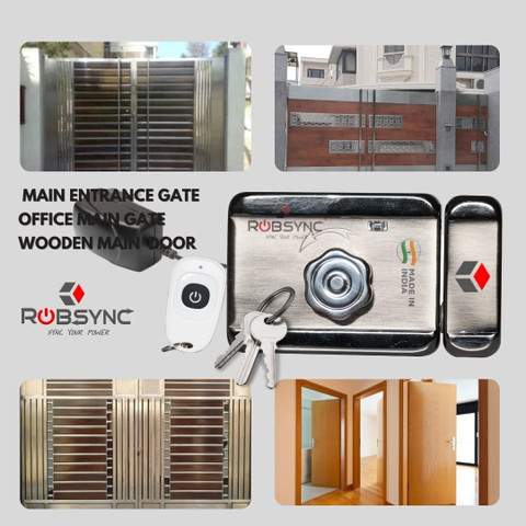 Robsync Electronic Door Lock with Inbuilt WiFi Controller Main Gate ...