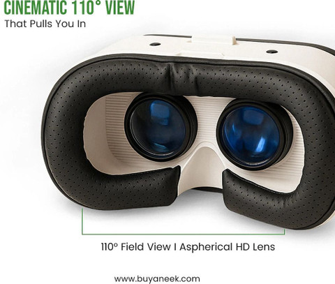 ANEEK 3D Virtual Reality Glasses with HD Lenses, 110° View with