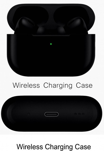 AWD Airpods 2nd Gen Latest Black Earbuds Premium Quality BLK/Bud