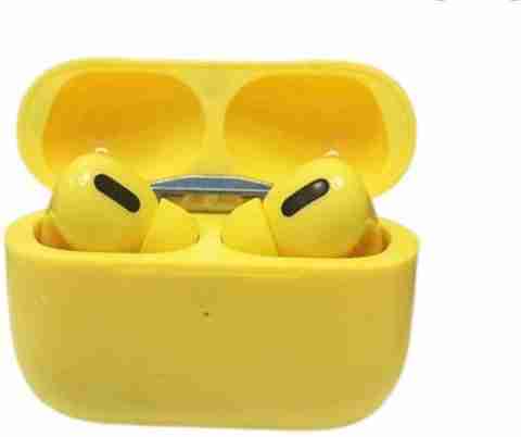 Payal Airpods Pro High Quality YELLOW Smart Headphones Price in