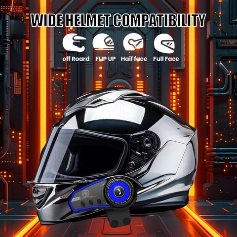 MOTO GENIUS BT35 Bluetooth Helmet Headset Waterproof, Noise