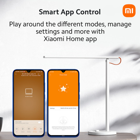 Mi Smart Desk Lamp 1S 2|Bulbs|Works with Alexa and GA Table Lamp