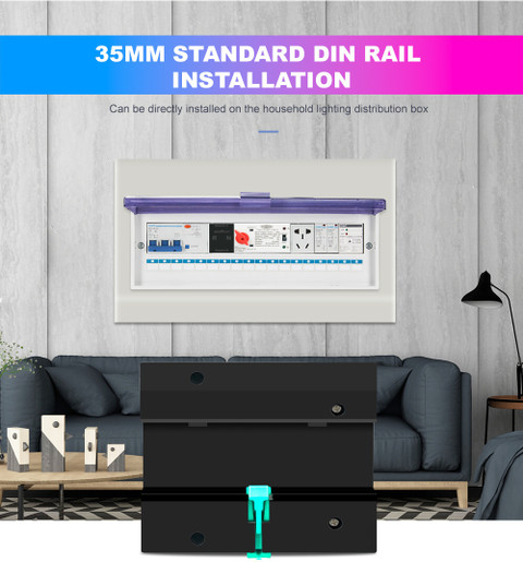 amiciSmart Dual Power Automatic Control Transfer Switch, 125A