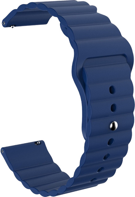 ACM Watch Strap Wave Belt for Sonata Stride Pro Hybrid Smartwatch Band Blue  Smart Watch Strap
