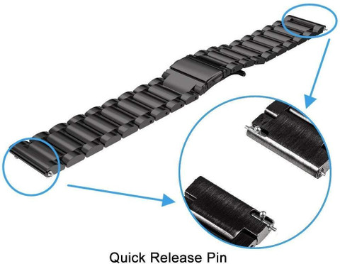 Vanshika Enterprises watch 22MM Heavy Metal Chain Strap with
