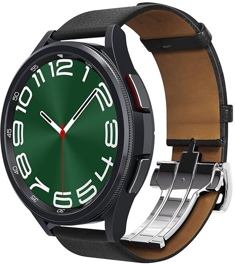 Spigen Enzo 20mm Band Designed for Samsung Galaxy Watch 6/5/4 44/40mm,  Classic 47/43mm, Pro 45mm, Classic 46/42mm, 41mm, Active 1&2 Band 