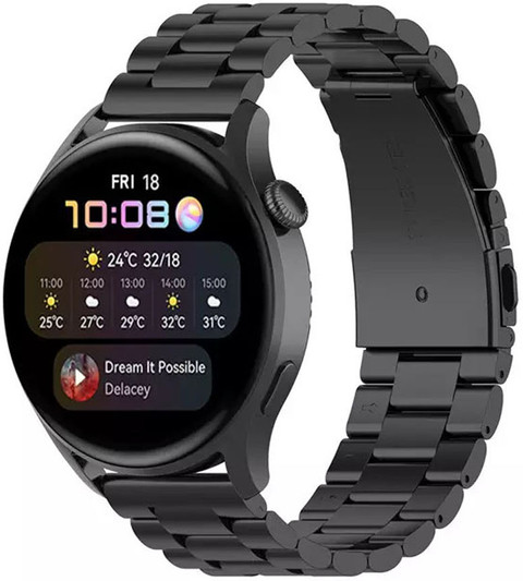 AOnes Watch Strap Stainless Steel Metal for Mobvoi Ticwatch Pro - Main Image