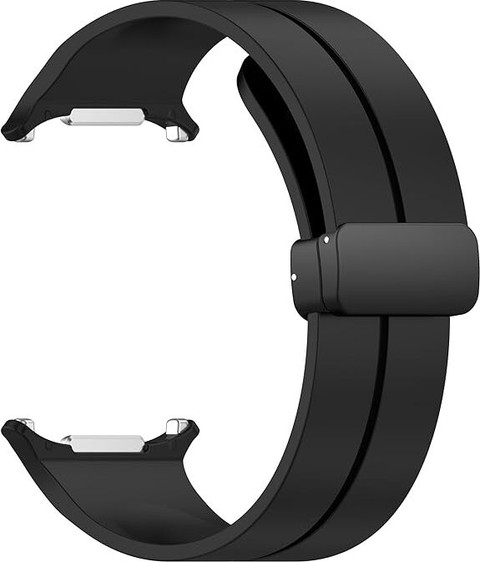 SwapME Compatible for Samsung Galaxy Watch Ultra Band 47mm, Silicone  Sport Strap With Magnetic Buckle Replacement Accessory Women Men Fit for