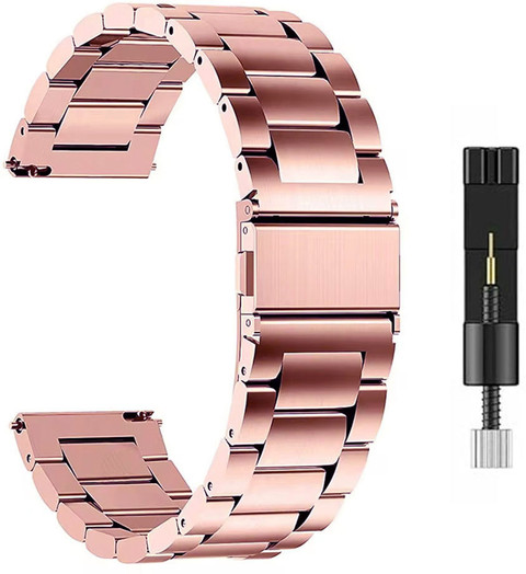 AOnes Watch Strap Stainless Steel Metal for Noisefit Evolve Play Smart  Watch Strap
