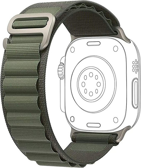 D'Wild Alpine Loop Watch Straps For Apple iWatch Series Ultra 49mm