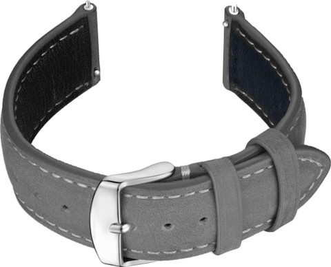ACM WSM44F22GY3566 Watch Strap Luxury Leather Classic Belt 22mm