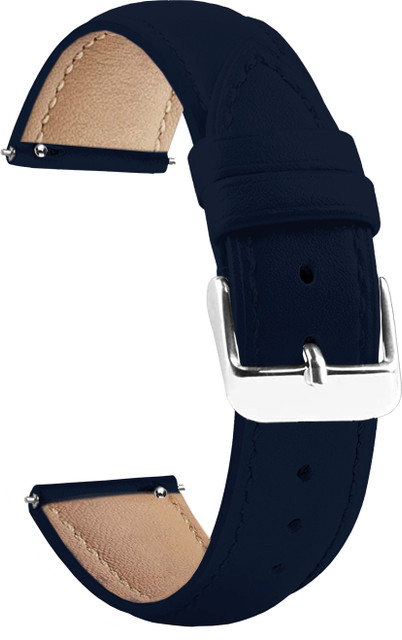 ACM Watch Strap Leather Belt for Lg G Watch W100 Smartwatch Band Blue Smart  Watch Strap