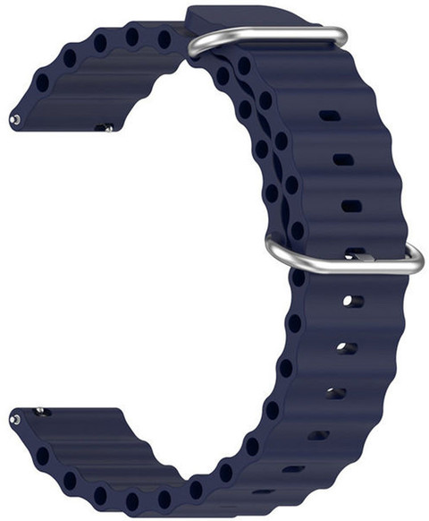 AOnes 22mm Ocean Silicone Watch Bands Compatible for Fossil Q