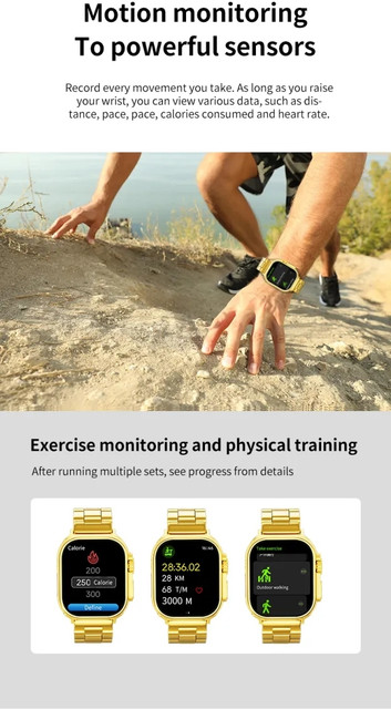 phinix Watch Ultra Calling 24k Bluetooth Fitness Smartwatch