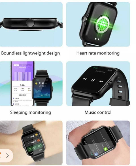 HRYFiNE S10 Bluetooth calling features with Fitness Activity tracker  Smartwatch