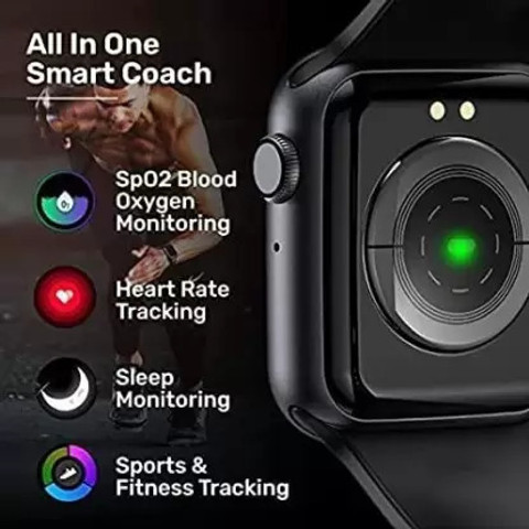 Ephemeral T500 Smart Watch with Bluetooth Calling and Super AMOLED