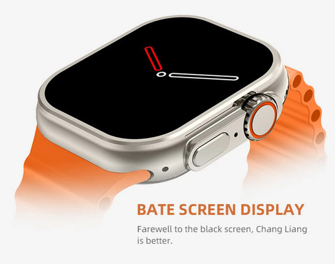 HRYFiNE Big Display With Heart&SpO2,30Sports Modes,Sleep Monitor,500  face Smartwatch