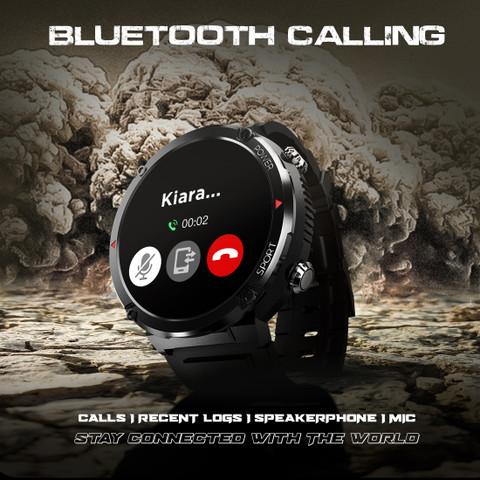 Fire-Boltt Sphere 40.6mm (1.6) Sporty Rugged Smartwatch Metal Body ...