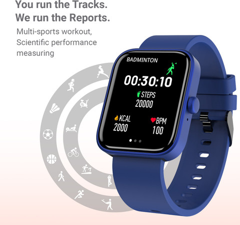 CrossBeats IGNITE-SPECTRA PLUS AMOLED with BT Calling,150 Music