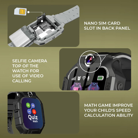 GameSir Q18 Kids 3G/4G Smart Watch with Location, Calling, Parent