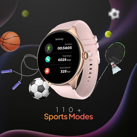 Fire-Boltt Ninja Talk : 36.3mm(1.43)Display,700 NITS Bright