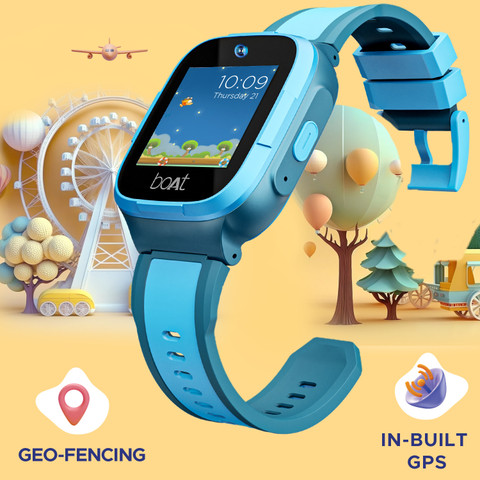 boAt Wanderer for Kids with GPS, Geo Fencing, Camera, 4G Sim Slot  Parental Control Smartwatch - Main Image