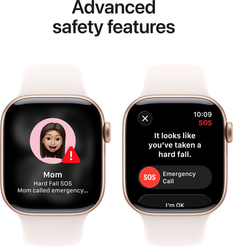 Apple Watch Series 11 GPS + Cellular 42mm Aluminium Case Light