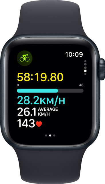 Apple Watch SE 2 GPS 40mm (2nd Gen) Midnight Aluminium with