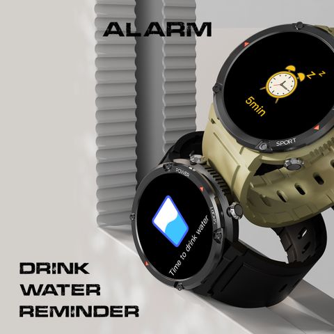 Fire-Boltt Sphere 40.6mm (1.6) Sporty Rugged Smartwatch Metal Body ...