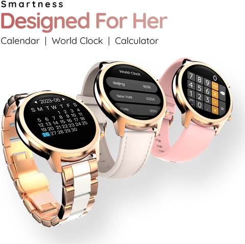 Pebble Celia HD Infinite Display, BT Calling, Women's Health