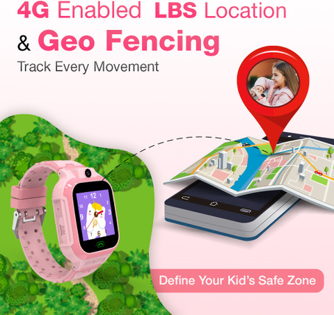 Sekyo Carepal Pro Kids Smart watch with Video Call, Live GPS