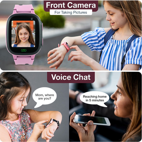 Sekyo S1 Kids Calling SmartWatch with Live Location, Class Mode, Safe Zone  Smartwatch