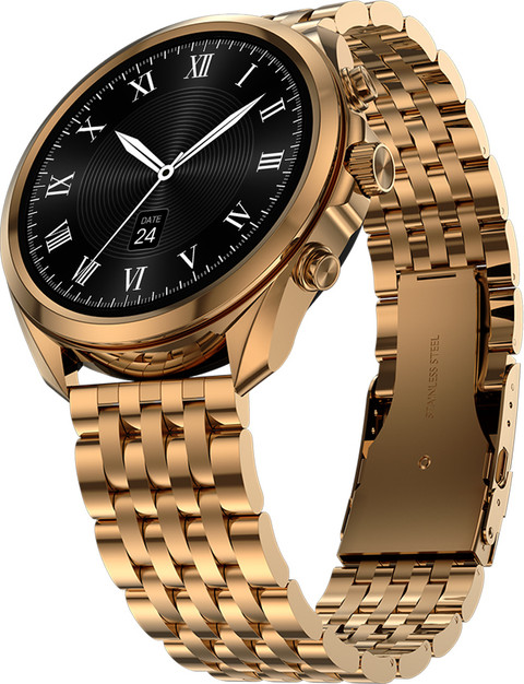 fire boltt Diamond Luxury Stainless Steel, AMOLED Display  BT calling Smartwatch