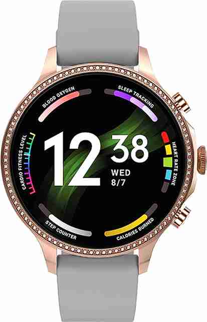 Time Up 2025 Women New Fashion BT Call Android/IOS Premium Diamond Studded  Big Dial Smartwatch