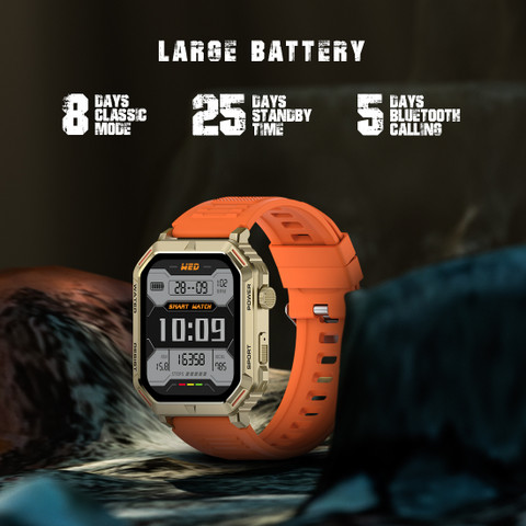 Fire-Boltt Commando AMOLED Smart Watch, 123 sports