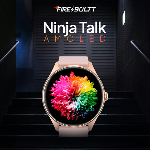 Fire-Boltt Ninja Talk : 36.3mm(1.43)Display,700 NITS Bright