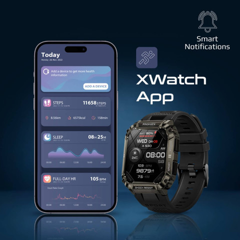 Promate Xwatch-S19 BLK Smartwatch Price in India Buy Promate