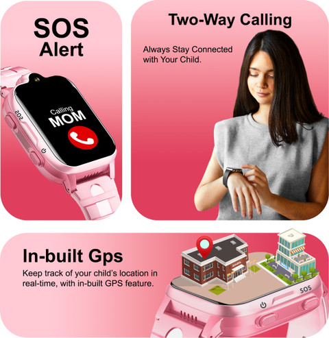 Sos Kids Gps Tracking Device Acumen Track A1 Phone Smart Watch For