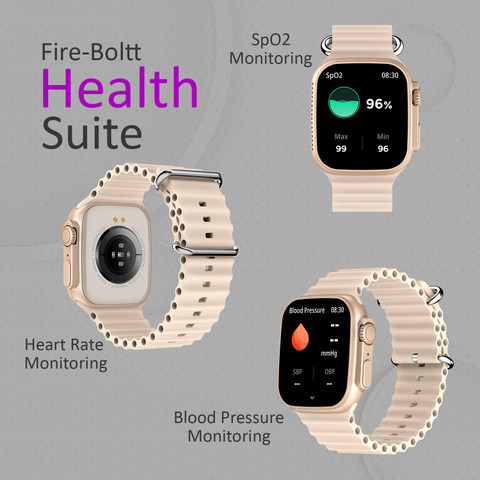 Fire-Boltt Warrior Largest Display, BT Calling