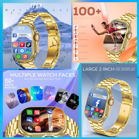 Anil Enterprises S9 Ultra Gold Edition With Sports Mode Golden