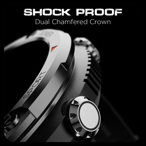 Fire-Boltt Sphere 40.6mm (1.6) Sporty Rugged Smartwatch Metal Body ...