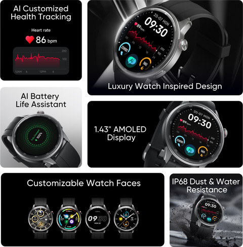 realme Watch S2, AMOLED Display, Super AI Engine upto 20