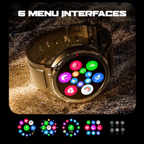 Fire-Boltt Sphere 40.6mm (1.6) Sporty Rugged Smartwatch Metal Body ...